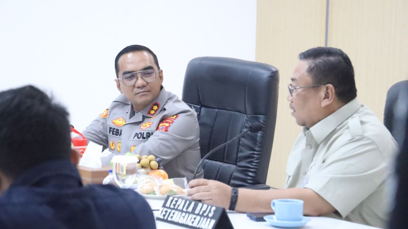 Dukung Perlindungan Pekerja, Kapolres Purwakarta Perkuat Sinergi dengan BPJS Ketenagakerjaan.