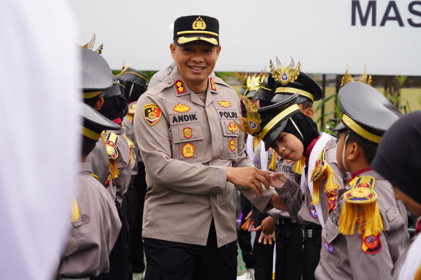 Kapolres Tasikmalaya Kota Lepas Peserta Lomba LKBB Polisi Cilik dan Smart Student PKS Tingkat Polda Jabar