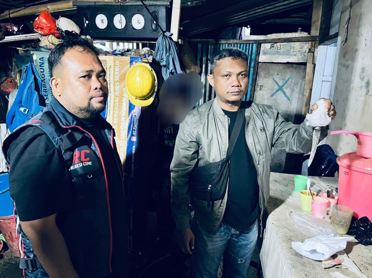 Penganiayaan Pakai Sajam di Girian Bitung, Terduga Pelaku Diamankan URC Resmob